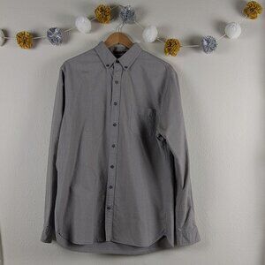 Lands' End Sail Rigger Oxford Long Sleeve Dress Shirt Size Large Tall